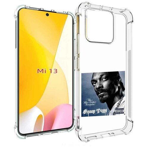 Чехол MyPads Snoop Dogg THA BLUE CARPET TREATMENT для Xiaomi 13 задняя-панель-накладка-бампер чехол mypads snoop dogg tha blue carpet treatment для xiaomi 12t pro задняя панель накладка бампер