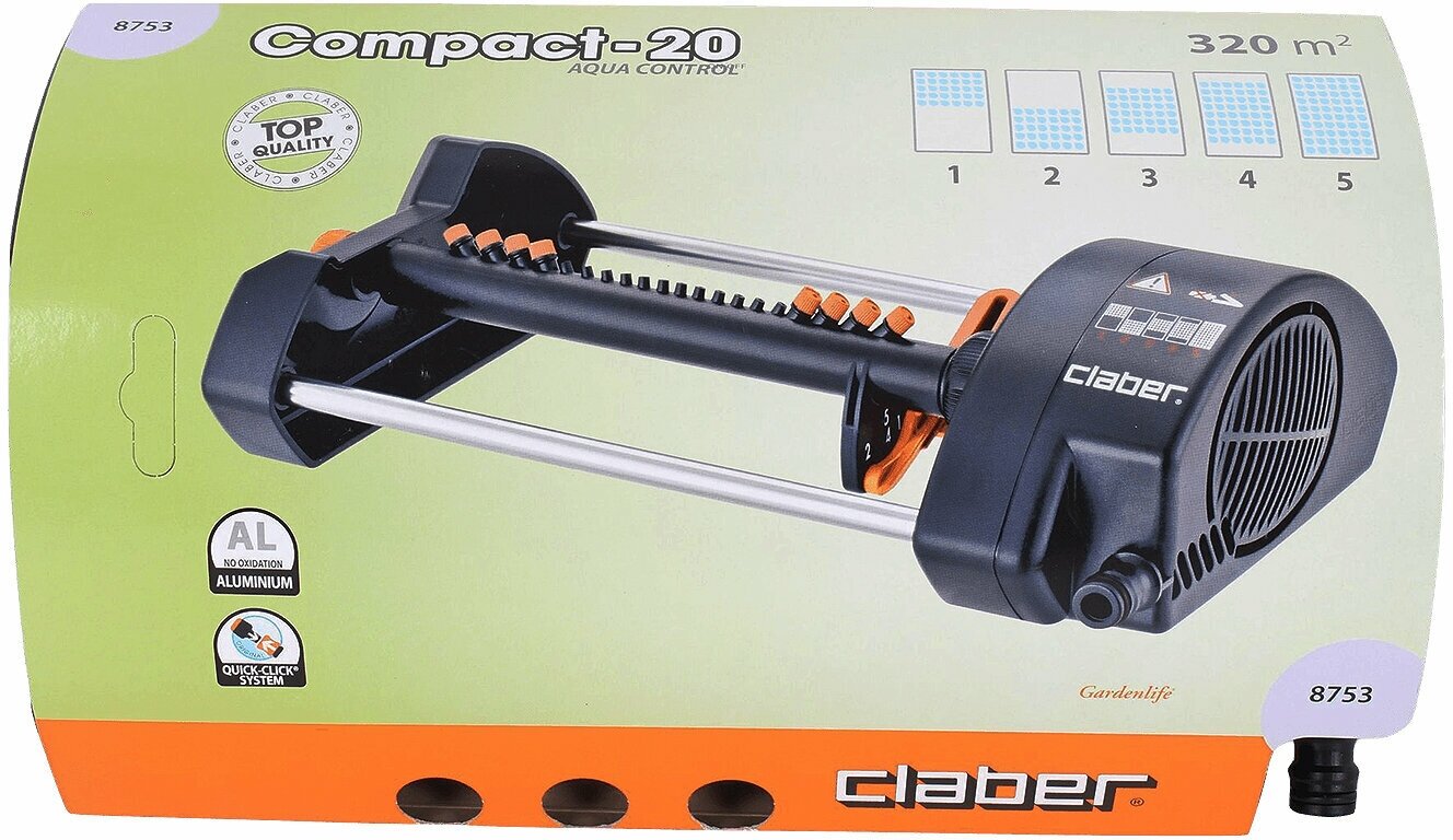 Дождеватель осциллирующий CLABER COMPACT-20 AQUA CONTROL - фотография № 10