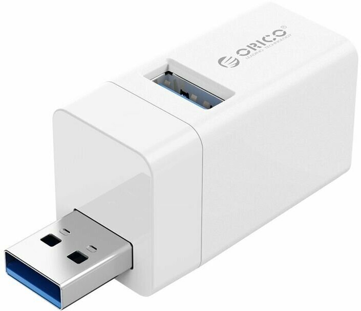 USB-концентратор ORICO, белый (ORICO-MINI-U32-WH-BP)