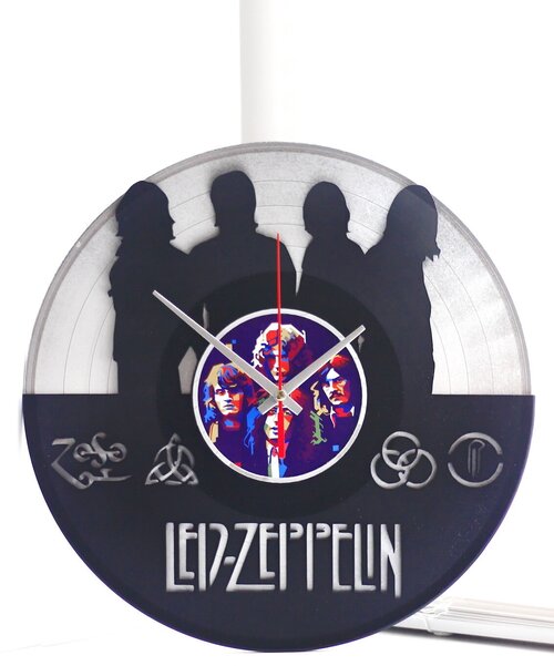 Настенные часы из виниловой пластинки Led Zeppelin / Лед Зеппелин