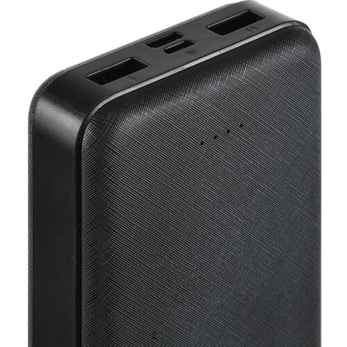 Внешний аккумулятор Buro T4-10000 10000mAh 2A 2xUSB черный T4-10000-BK 2412₽