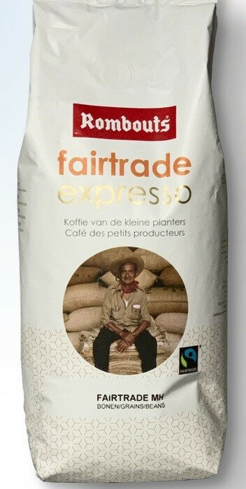 Rombouts Fairtrade Max Havelaar 1кг кофе в зернах (013274)