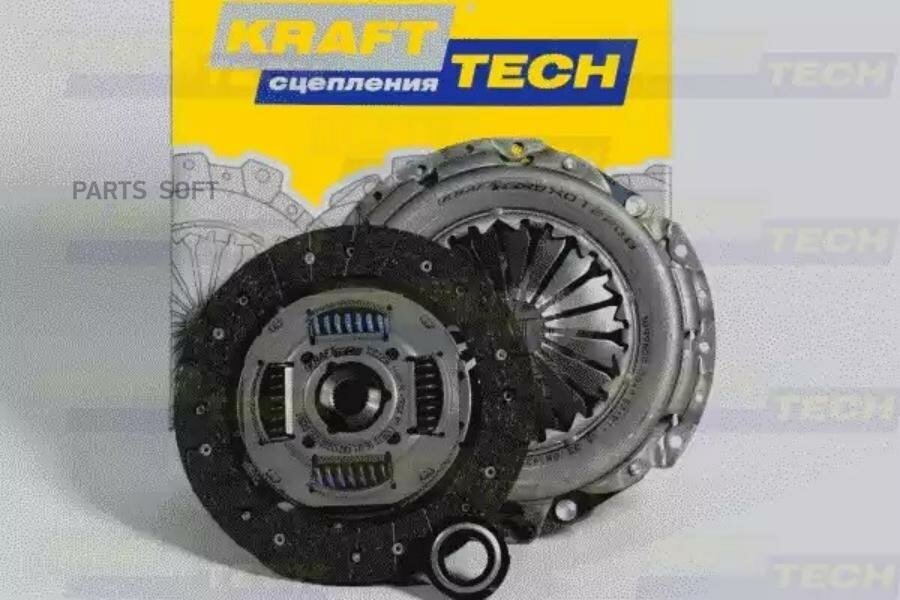 KRAFTTECH W00220J Сцепление VW, AUDI, Skoda 1,6л FSI/BGU W00220J