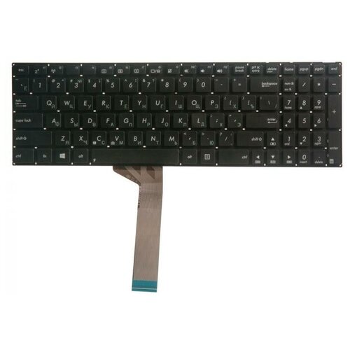 Клавиатура для ноутбука Asus K56, K56C, K550D без рамки (черная) клавиатура для ноутбука asus x501 черная без рамки