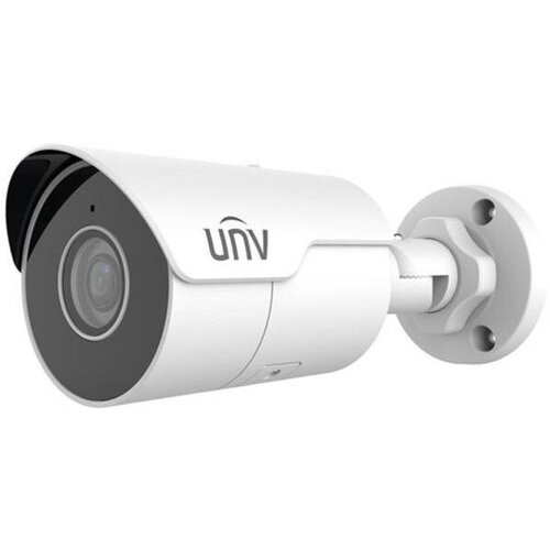 Uniview Видеокамера IP цилиндрическая, уличная, фикс, объектив 4мм, 4MP, Smart IR 50m, Mic, WDR 120dB, Ultra 265/H,264/MJPEG, Easystar, MicroSD, POE,