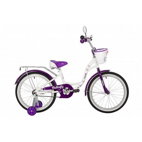 Велосипед NOVATRACK Butterfly-20-23г 11 белый-фиолетовый 207BUTTERFLY WVL23 1195000₽