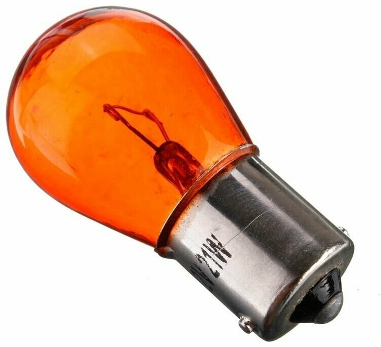 Лампа 12V PY21W (оранжевая) указателя поворота (Teslaft / Россия) 142974