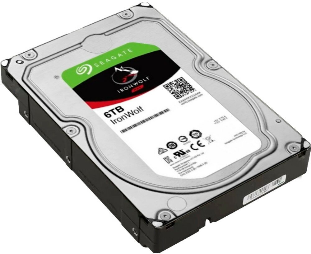 Жесткий диск SEAGATE Ironwolf , 6Тб, HDD, SATA III, 3.5" - фото №7