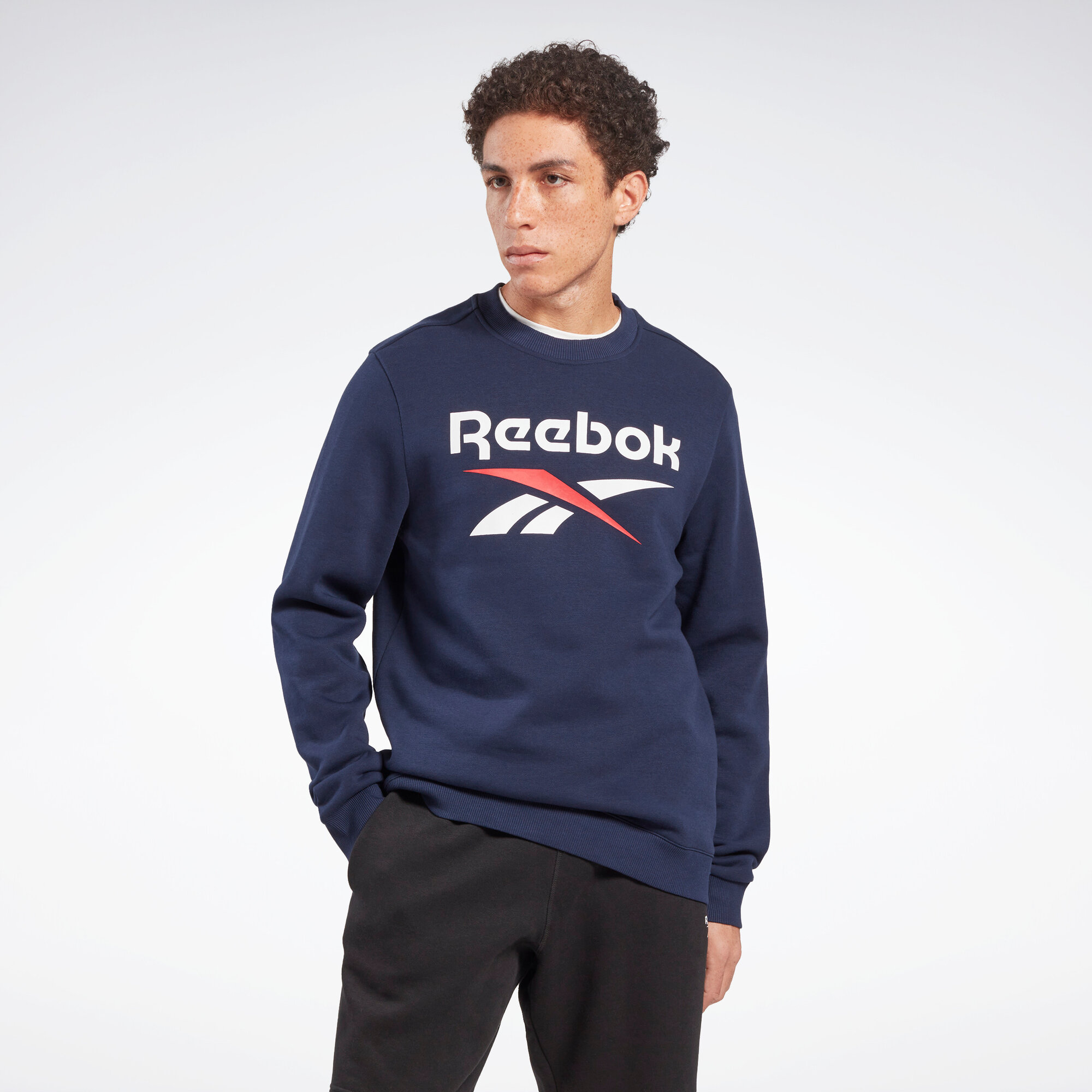 Свитшот Reebok Identity, размер XS, , синий