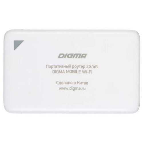 Роутер Digma Mobile Wi-Fi 3G/4G White DMW1969 digma mobile wifi dmw1969 wt modem 3g 4g usb wi fi firewall router ext white