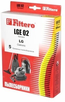 Пылесборники FILTERO LGE 02 Standard, двухслойные, 5 шт., для пылесосов LG, CLATRONIC - фото №7