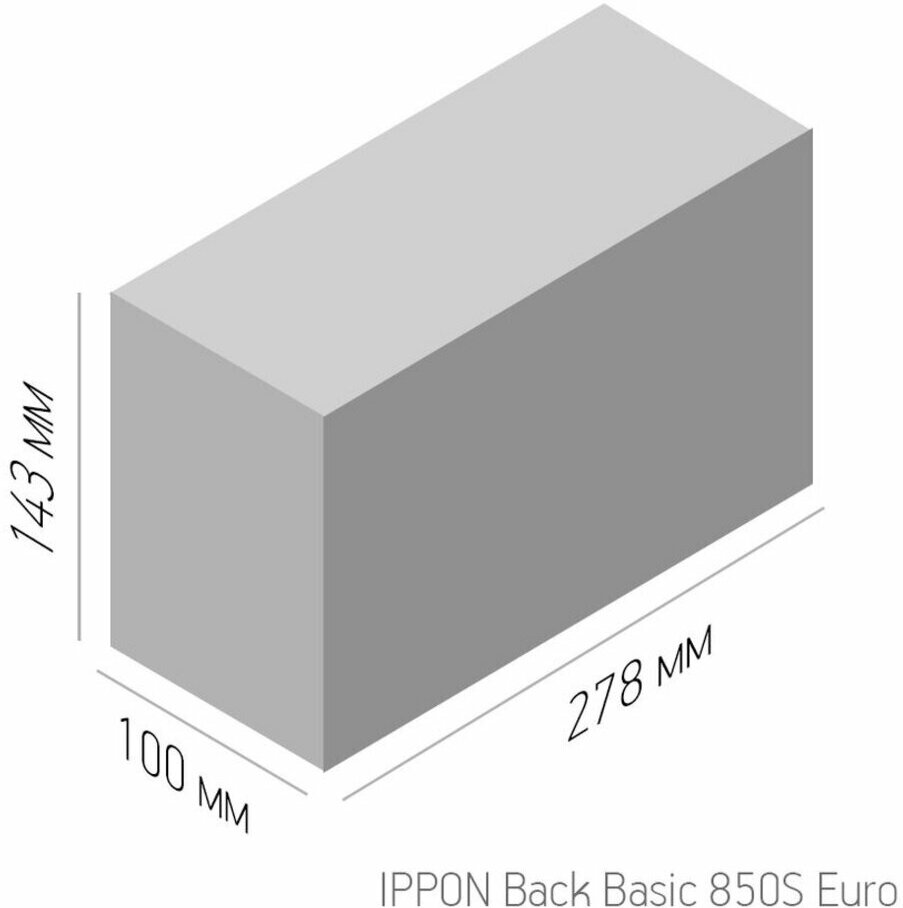 IPPON Back Basic 850S Euro