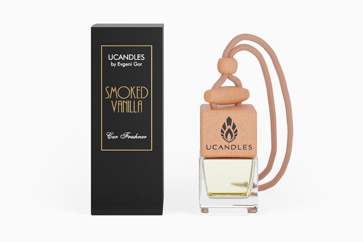 UCANDLES Ароматизатор для авто аромат Табак и Ваниль SMOKED VANILLA 7 мл