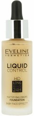 Крем тональный для лица `EVELINE` LIQUID CONTROL тон 30 жидкий