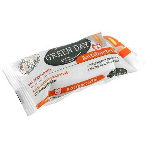 Антибактериальное мыло Green Day, очищающее, 90г