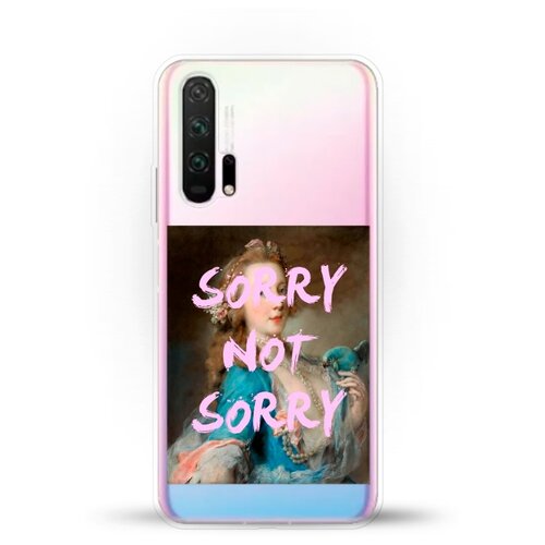 фото Силиконовый чехол sorry на honor 20 pro andy & paul