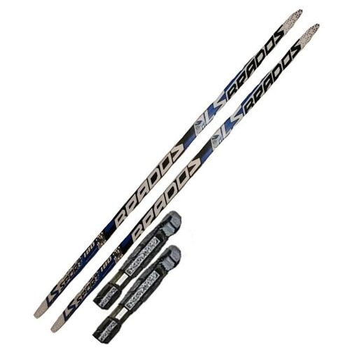 фото Лыжный комплект (лыжи, крепления) nnn 195, brados ls sport 3d black/blue stc