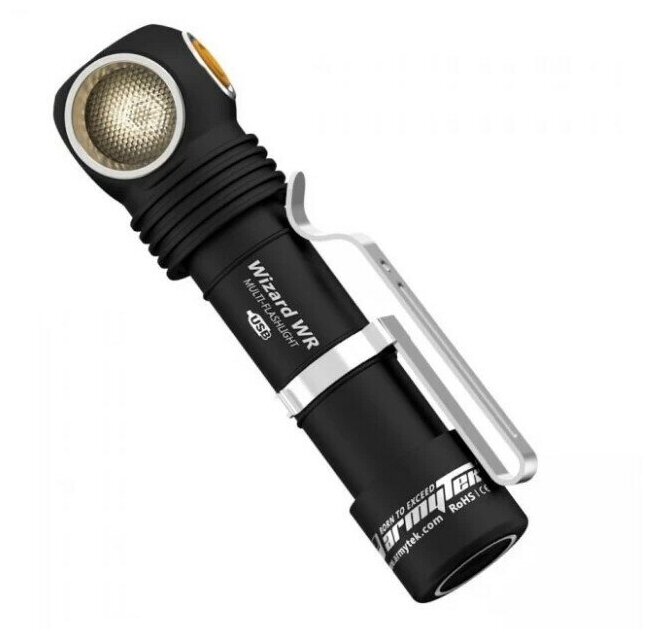 Фонарь налобный-мульти Armytek Wizard C2 WR Magnet USB XD16 1100 lm белый + XQE 230 lm красный, до 98м, 1x18650, IP68