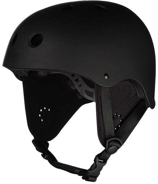 Классический шлем LOSRAKETOS ATAKA 13 NEW с регулятором съемными ушами и мягкой EVA внутри матовый черный