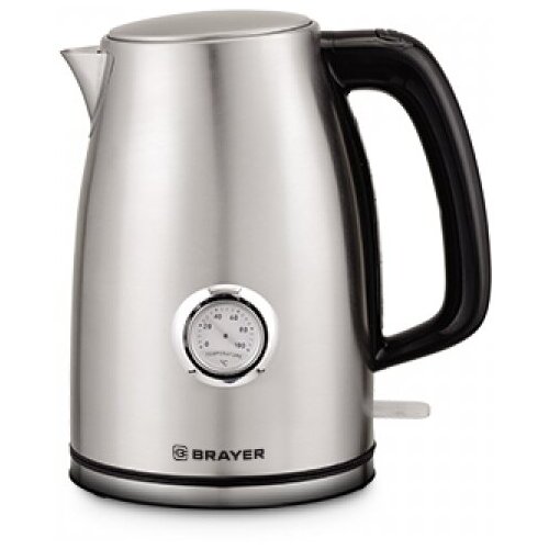 Чайник электрический 17Л 2200ВТ диск встр фильтр встроен термометр нерж сталь BRAYER новинка 596500₽