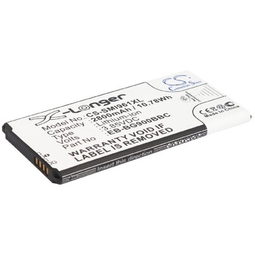 Аккумулятор CS-SMI961XL для Samsung Galaxy S5 3.85V / 2800mAh / 10.78Wh гидрогелевая защитная пленка для телефона samsung galaxy s5 duos глянцевая