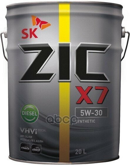 Zic Zic X7 Diesel 5W30 Синт 20Л Api Sl/Cf
