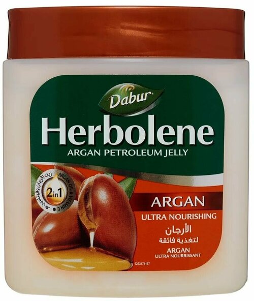 Крем для кожи Dabur Herbolene с маслом аргана и витамином Е увлажняющий, 225 мл