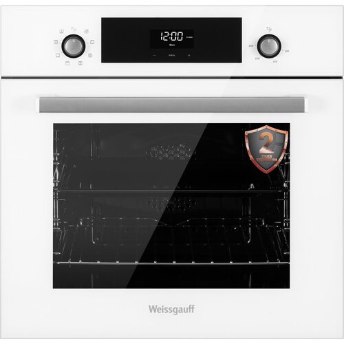 Электрический духовой шкаф Weissgauff EOV 312 SW, 9 режимов, гриль и конвекция, объем XL 64 литра, 3 года гарантии