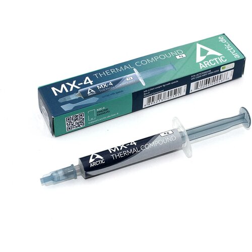 Термопаста Arctic Cooling MX-4 Thermal Compound 4г. со шпателем термопаста arctic cooling mx 2 thermal compound or mx2 ac 01 4г