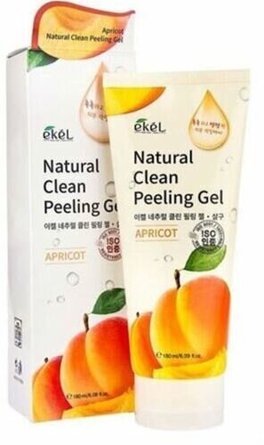 Ekel Пилинг-скатка Natural Clean Peeling Gel Apricot с экстрактом абрикоса, 180 мл