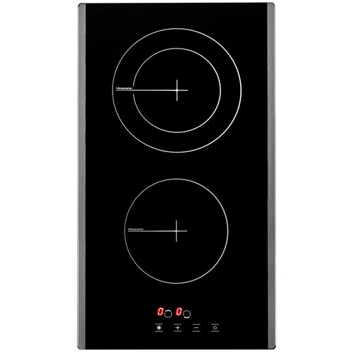 DELVENTO Встраиваемая варочная панель Стеклокерамическая 30 см 2 конфорки черный цвет 1442000₽