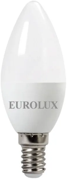 Светодиодная лампа Eurolux LL-E-C37-6W-230-4K-E27/свеча, 6Вт, нейтральный, Е27 76/2/10 - фотография № 7