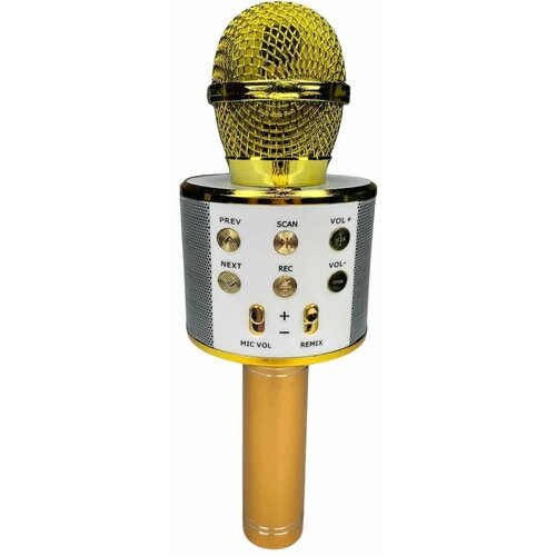 Беспроводной караоке микрофон WS 858 Караоке колонка с микрофоном Микрофон блютуз bluetooth 63000₽