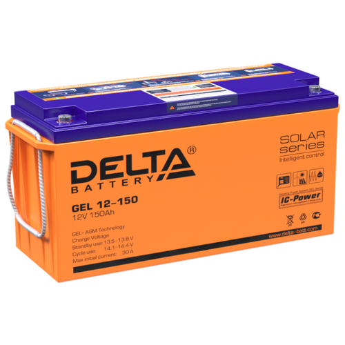 фото Аккумуляторная батарея delta battery gel 12-150 150 а·ч