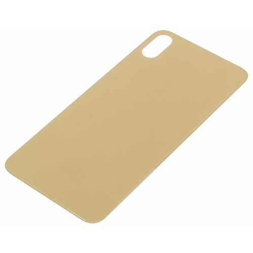 Задняя крышка для Apple iPhone XS Max (с широким отверстием) золото, AAA