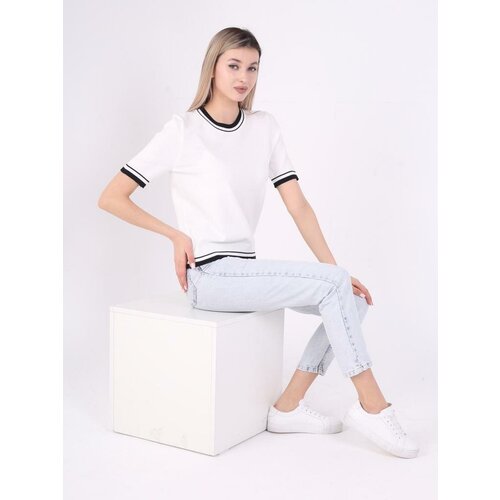 фото Футболка вискоза, размер 44-46, белый guljan