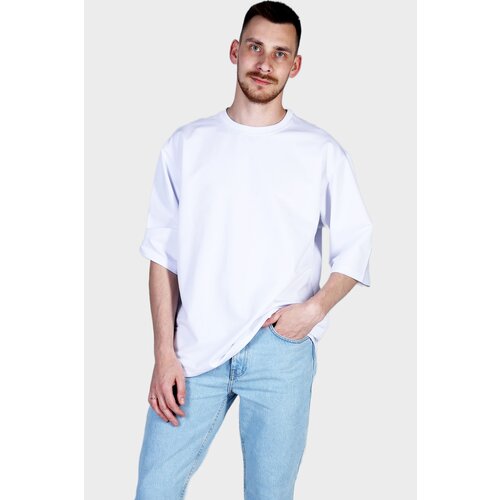 Футболка SILVER HANDS, оверсайз, однотонная, размер OneSize, черный