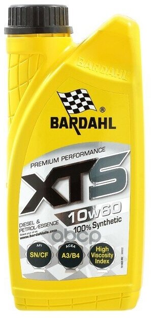 Bardahl Масло Моторное Bardahl Xts 10W60 A3/B4 Синтетическое 1 Л 36251