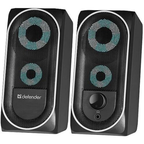 Акустическая 20 сист Defender Solar 2 черный 8Вт подсветка питание от USB 65402recommended 166500₽