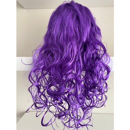 Карнавальный парик фиолетовый парик карнавальный с ленточкой фиолетовый