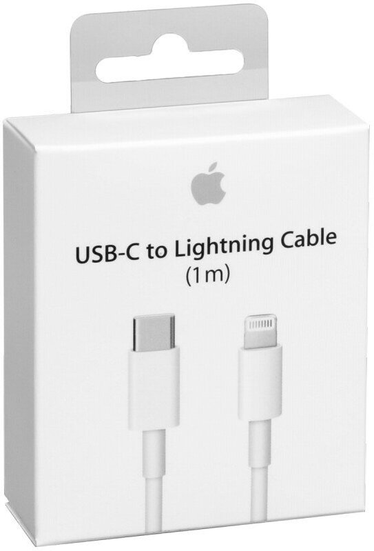 Кабель Apple USB Type-C - Lightning, белый, 1 м