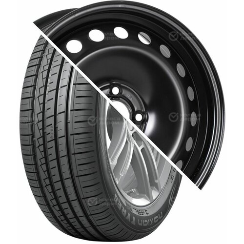 Колеса в сборе Nokian Tyres 6.5x16/4x100 D60.1 ET50 Black 195/55 R16 91H Без шипов