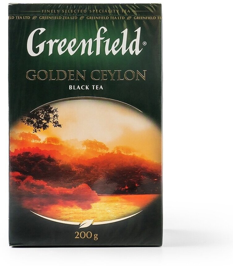 Чай черный Greenfield Golden Ceylon листовой