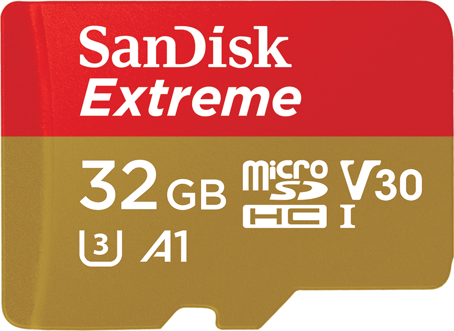 Карта памяти 32Gb MicroSD SanDisk Extreme (SDSQXAF-032G-GN6MN)