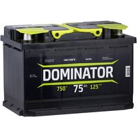 Аккумулятор DOMINATOR 6ст- 75 (L) прямая полярность