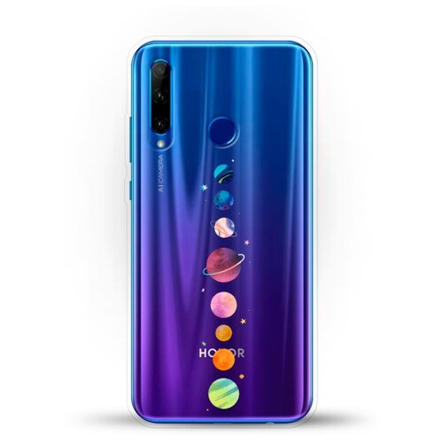 фото Силиконовый чехол планеты на honor 10i andy & paul