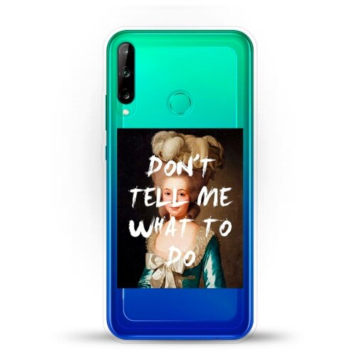 фото Силиконовый чехол не указывай на huawei p40 lite e andy & paul