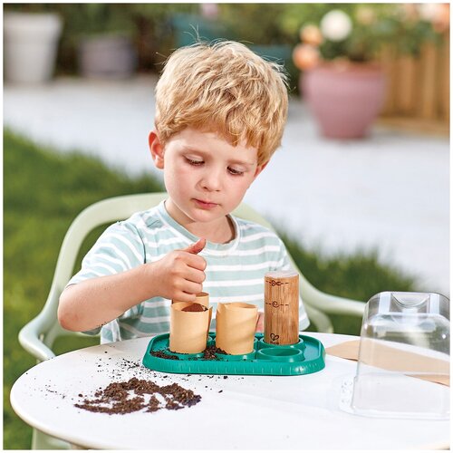 Детский игровой набор садовника Hape для выращивания рассады растений и цветов Садовод E5580_HP 1470₽