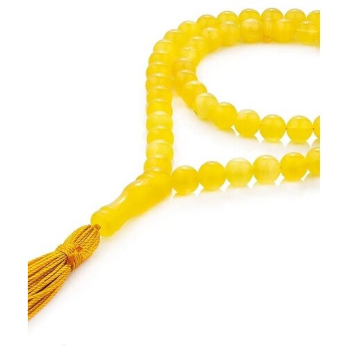 фото Браслет-нить, янтарь, 10 шт., размер 50 см, размер one size amberhandmade