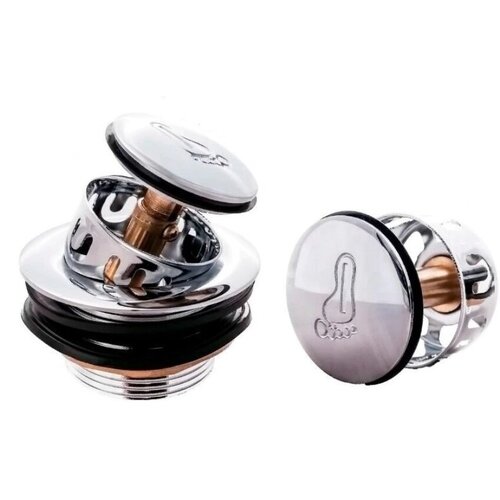 Донный клапан для душевой кабины с сеточкой